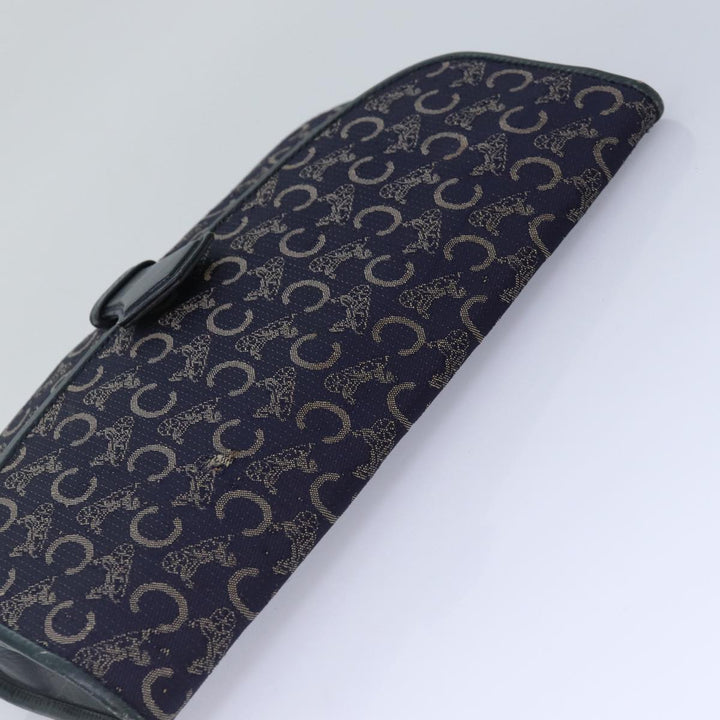 Celine C saluki Clutch Bag Navy Auth bs16838