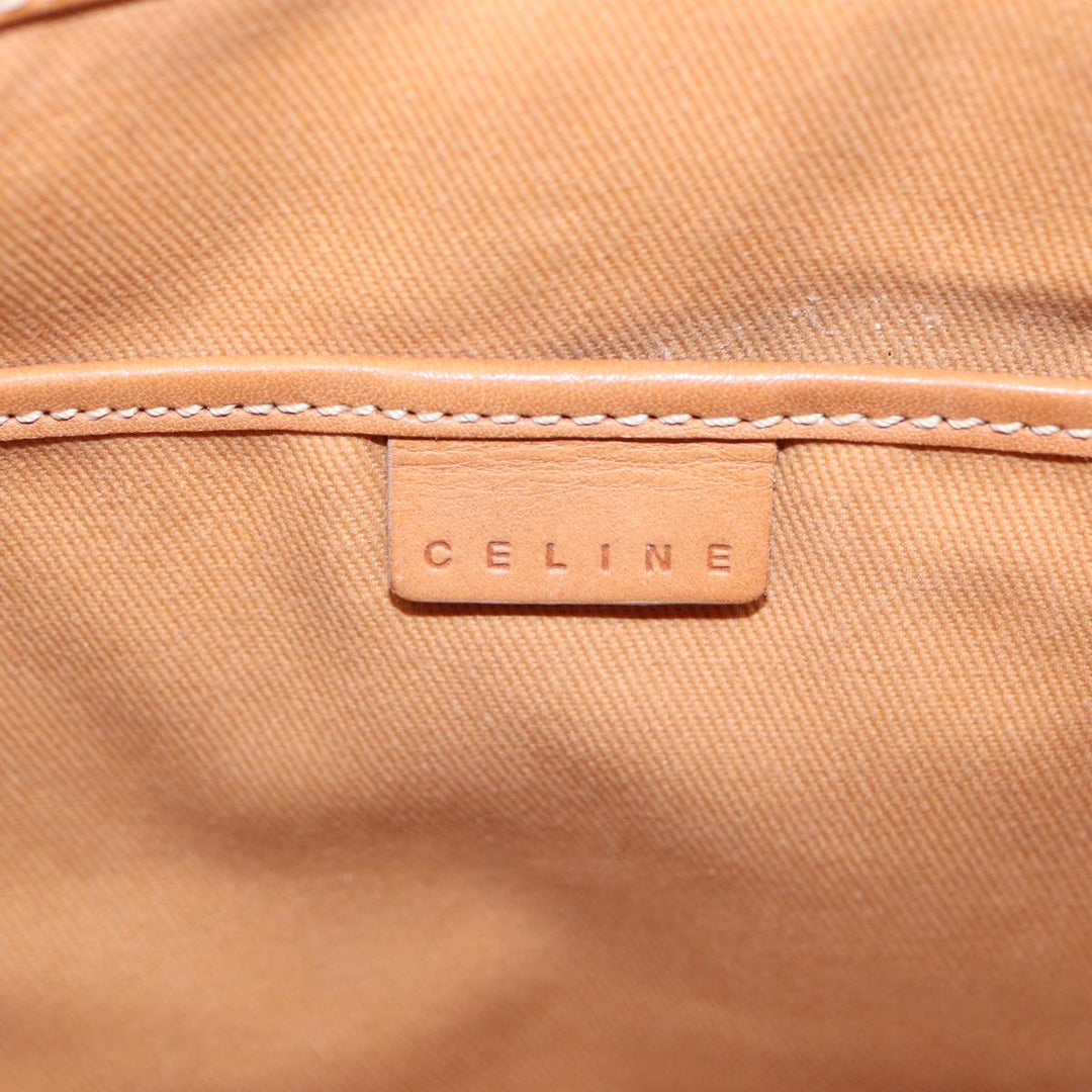 Celine C Macadam Canvas Hand Bag Navy Auth bs16852