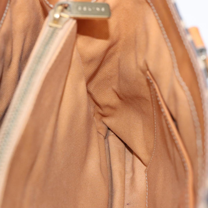 Celine C Macadam Canvas Hand Bag Navy Auth bs16852