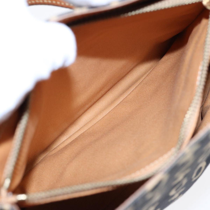 Celine C Macadam Canvas Hand Bag Navy Auth bs16852