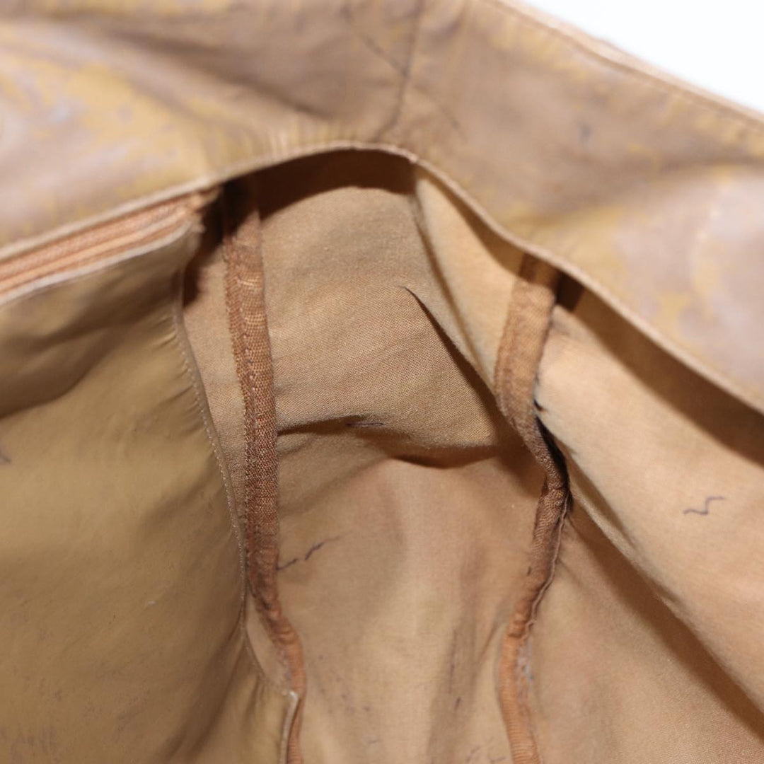 Top Quality Chanel COCO Mark Tote Bag Patent leather Beige CC Auth bs16858