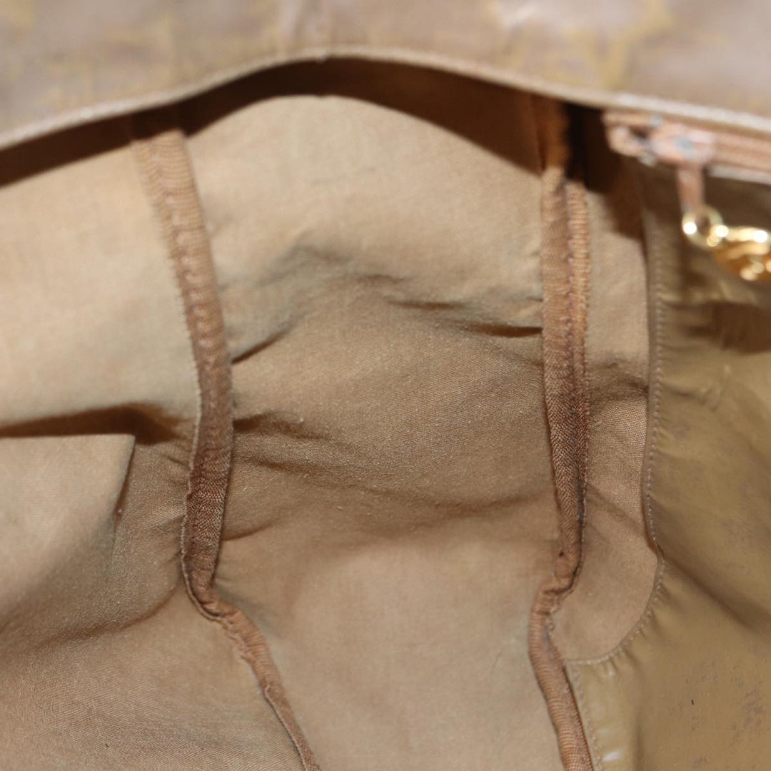 Top Quality Chanel COCO Mark Tote Bag Patent leather Beige CC Auth bs16858