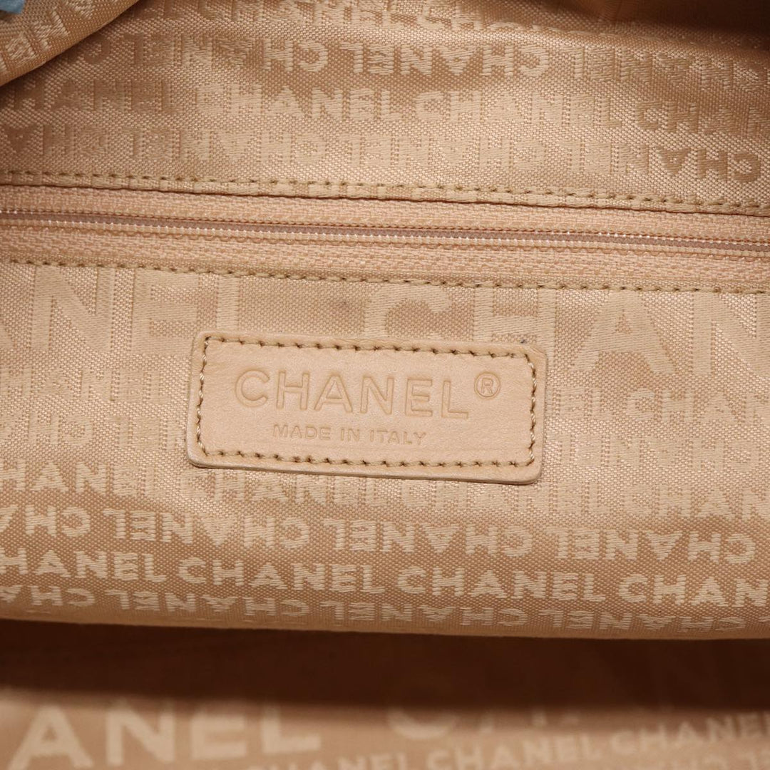 Top Quality Chanel Choco Bar Shoulder Bag Caviar Skin Pink Silver CC Auth bs16980