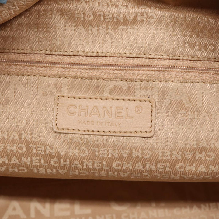 Top Quality Chanel Choco Bar Shoulder Bag Caviar Skin Pink Silver CC Auth bs16980