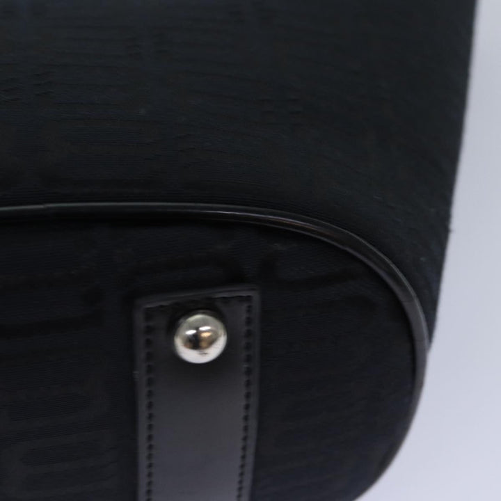 Top Quality Balenciaga Tote Bag Canvas Silver Black Auth bs17170
