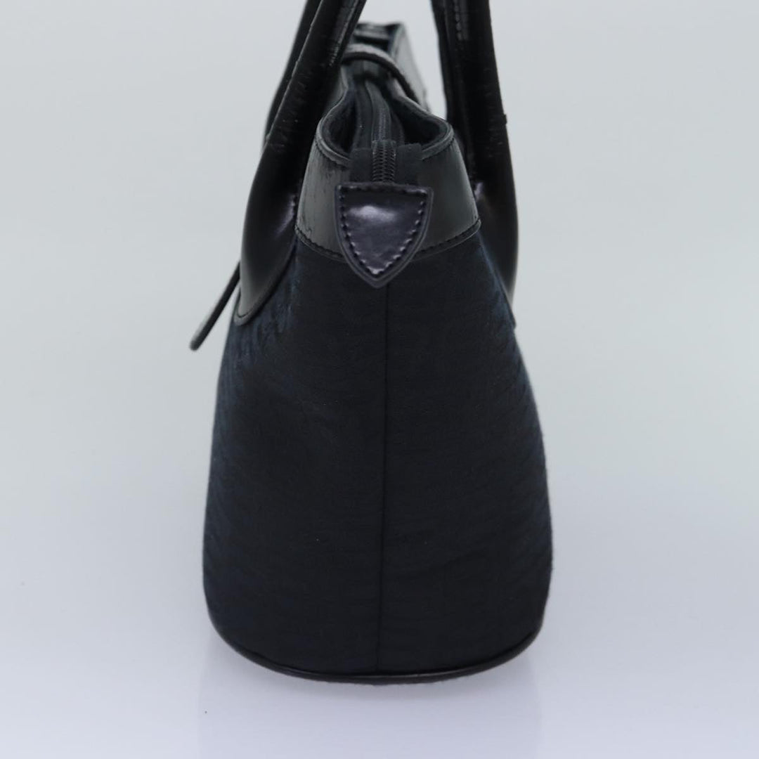 Top Quality Balenciaga Tote Bag Canvas Silver Black Auth bs17170