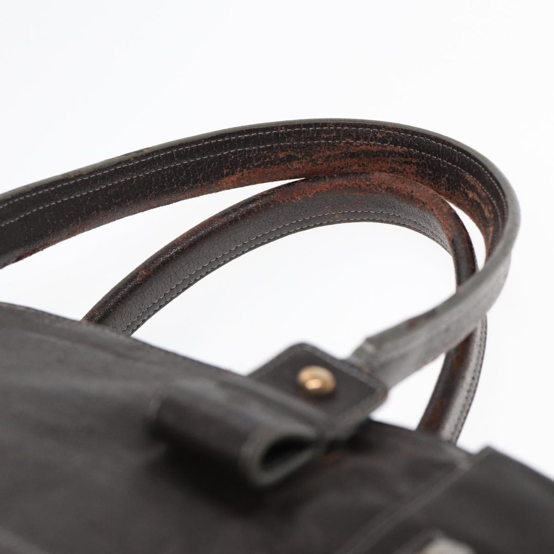 Chloe Tote Bag Leather Brown Gold bs17349