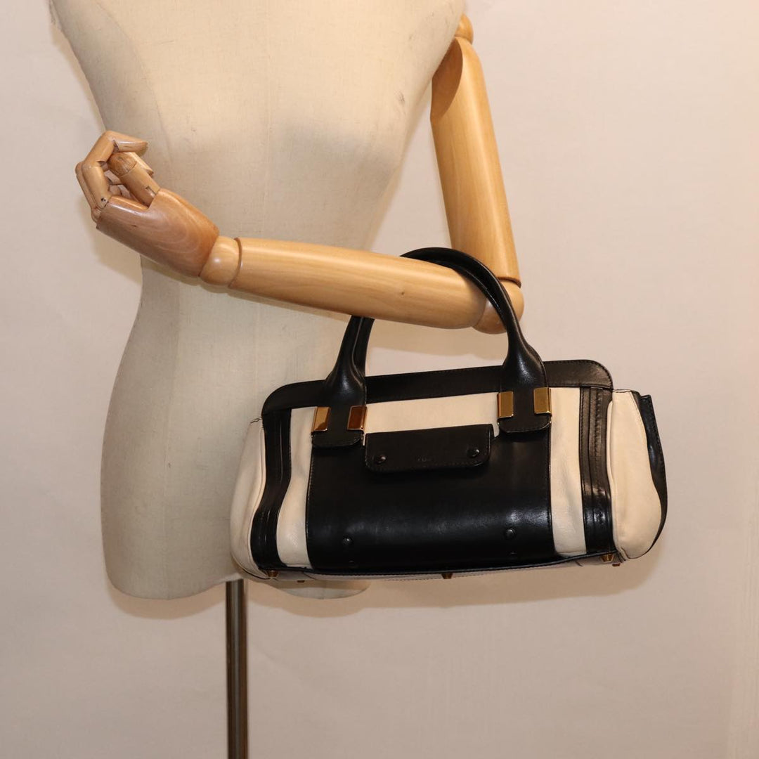 Chloe Alice Hand Bag Leather Vanilla Gold bs17350