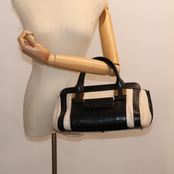 Chloe Alice Hand Bag Leather Vanilla Gold bs17350