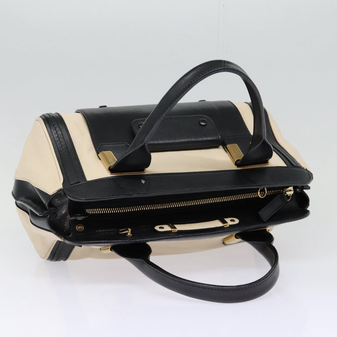 Chloe Alice Hand Bag Leather Vanilla Gold bs17350