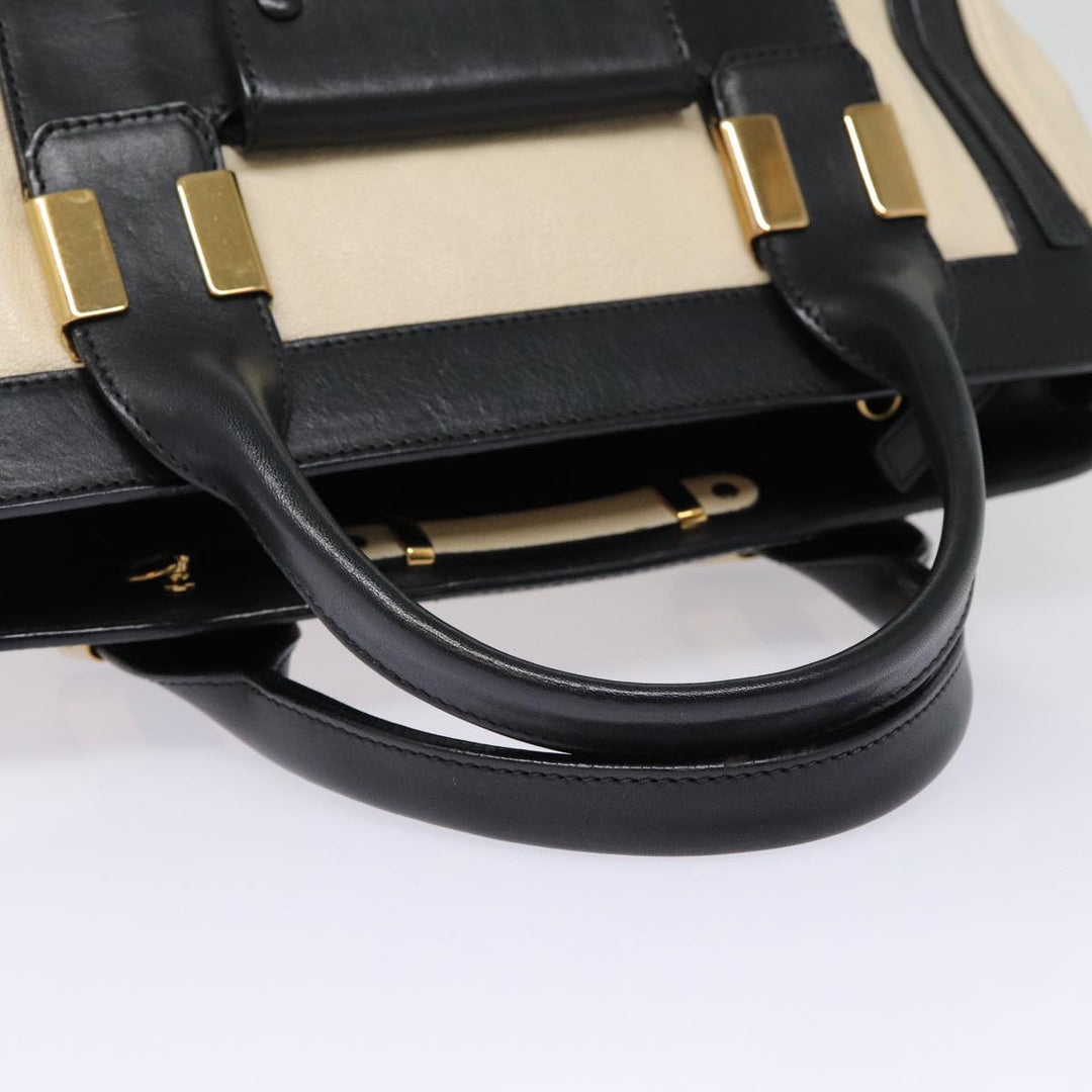 Chloe Alice Hand Bag Leather Vanilla Gold bs17350