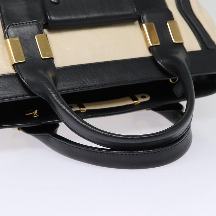 Chloe Alice Hand Bag Leather Vanilla Gold bs17350