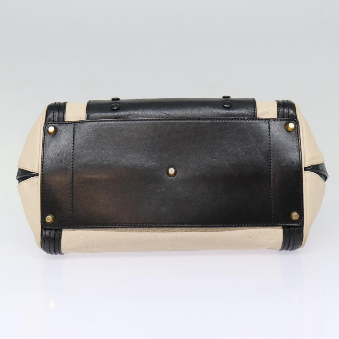Chloe Alice Hand Bag Leather Vanilla Gold bs17350