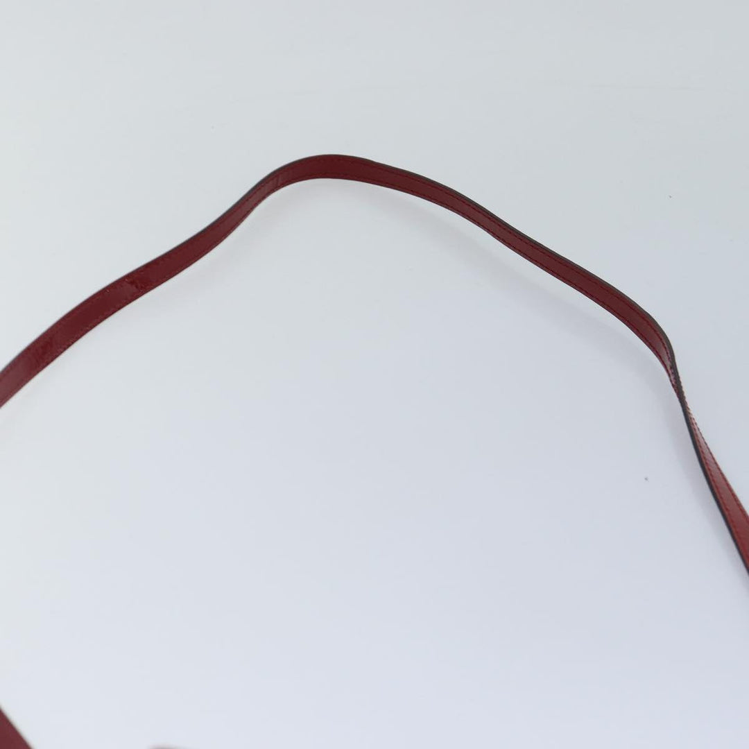 Chloe Lily Hand Bag Enamel 2way Red Gold bs17351