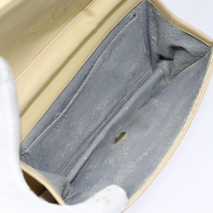 Top Quality Chanel Matelasse Chain Shoulder Bag Lamb Skin Beige Gold CC Auth bs17432