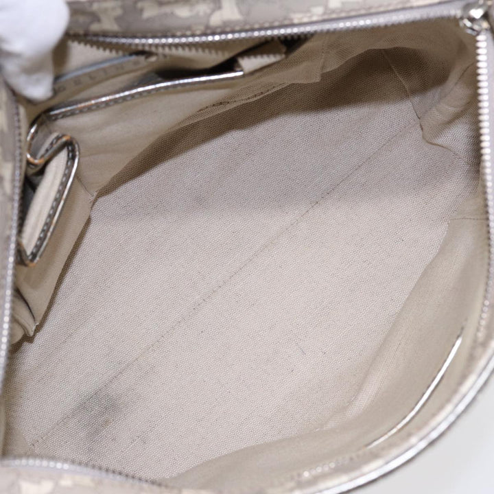 Celine Hand Bag PVC Leather Gray Silver Auth bs17463