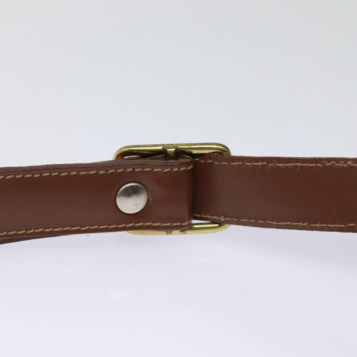 BurberrySs Nova Check Shoulder Bag PVC Beige Auth bs17637