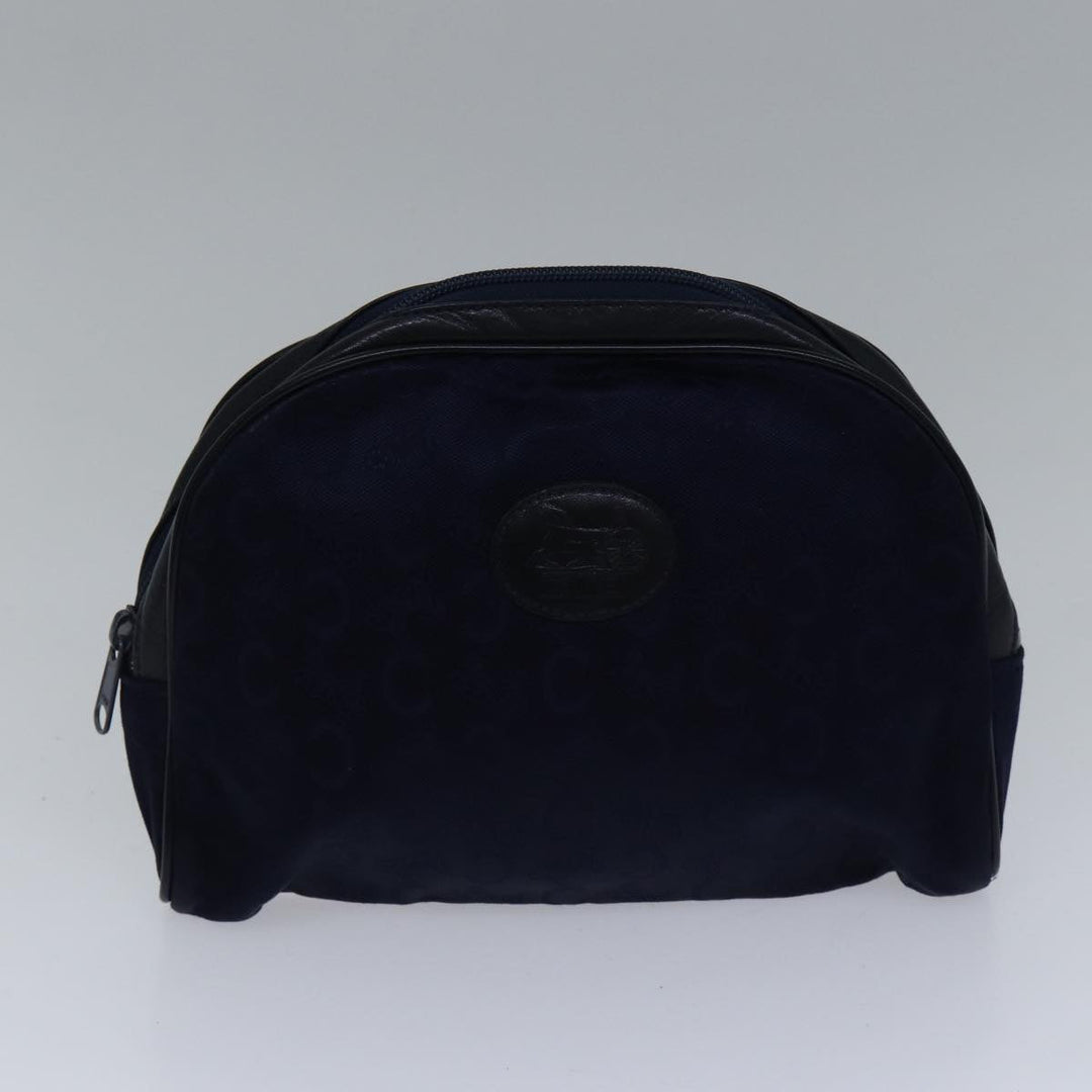 Celine C Sulky Hand Bag Canvas 2Set Navy Auth bs17690