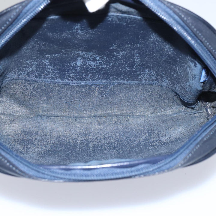 Celine C Sulky Hand Bag Canvas 2Set Navy Auth bs17690