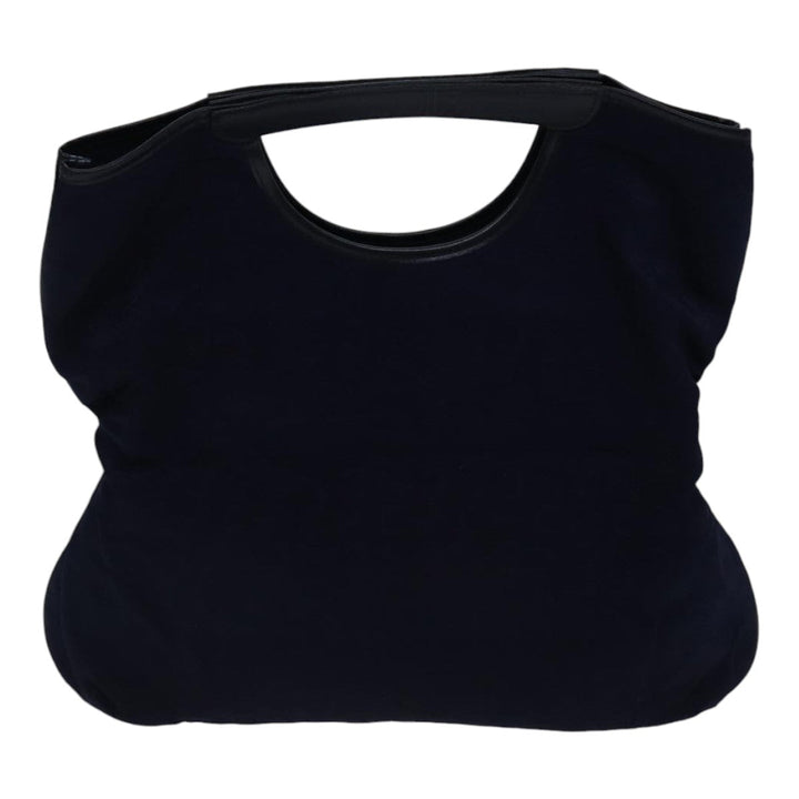 Celine C Sulky Hand Bag Canvas 2Set Navy Auth bs17690