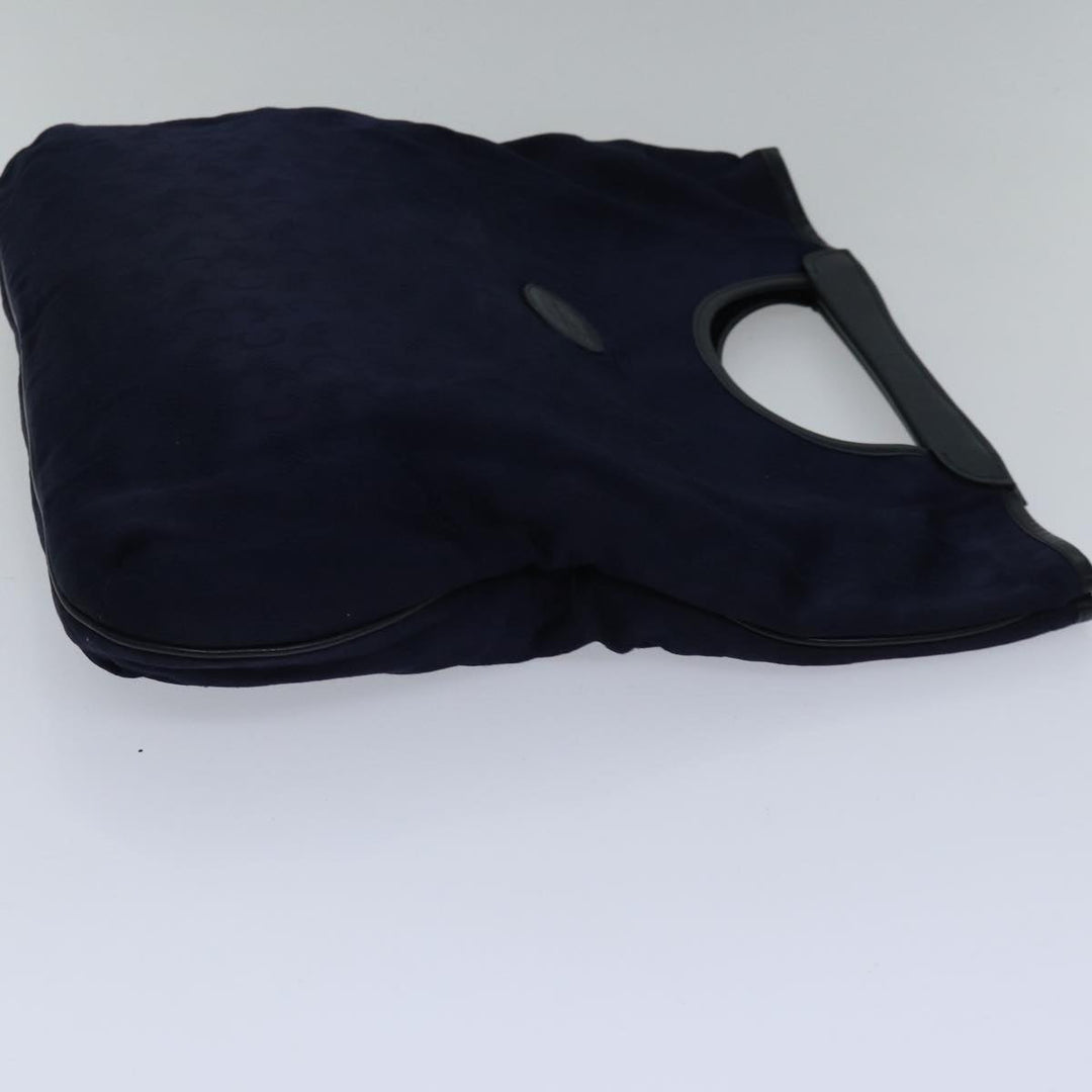 Celine C Sulky Hand Bag Canvas 2Set Navy Auth bs17690