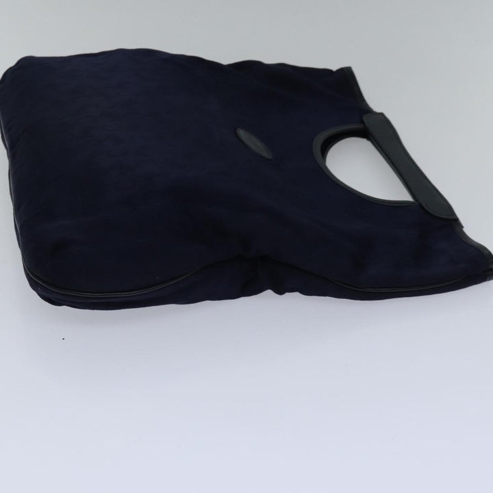 Celine C Sulky Hand Bag Canvas 2Set Navy Auth bs17690