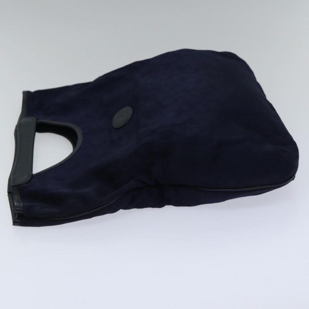Celine C Sulky Hand Bag Canvas 2Set Navy Auth bs17690