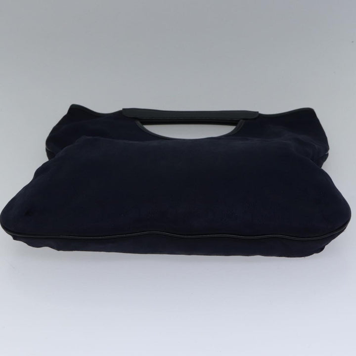 Celine C Sulky Hand Bag Canvas 2Set Navy Auth bs17690