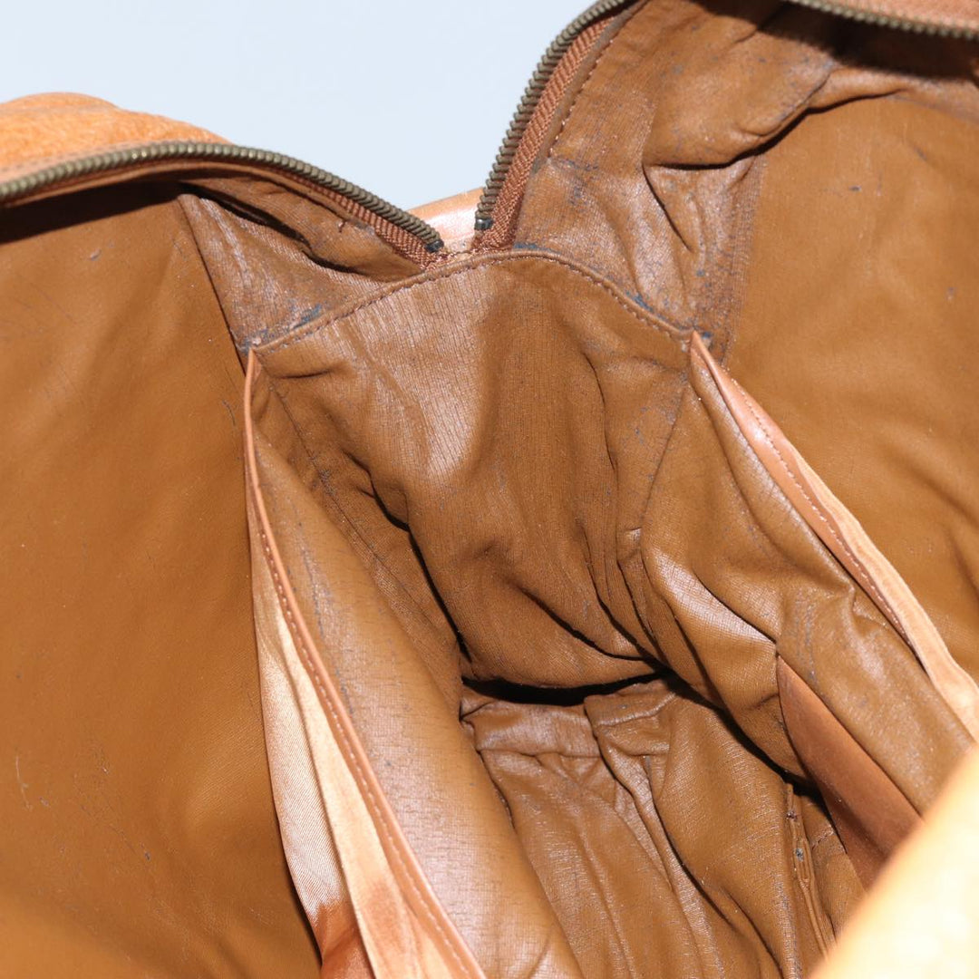 Top Quality BURBERRYSs Boston Bag Leather Brown Auth bs17786