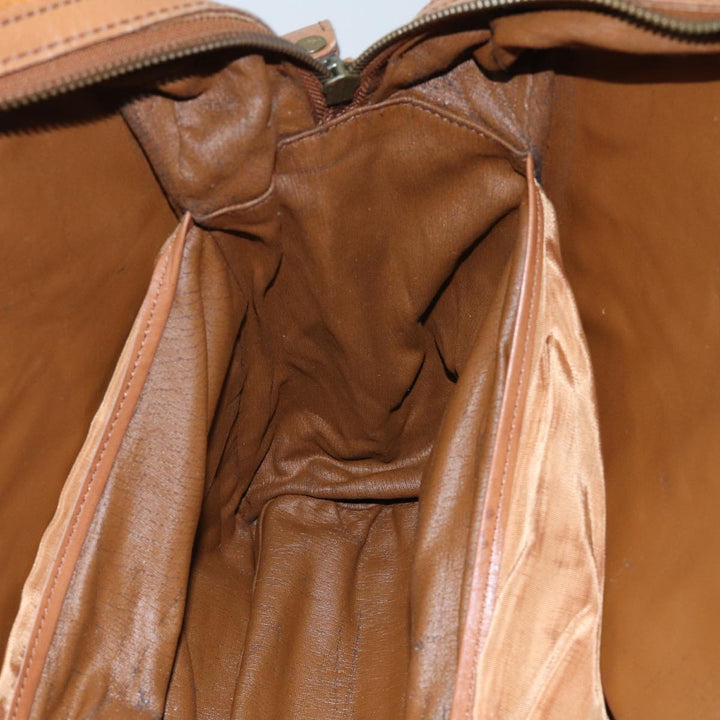 Top Quality BURBERRYSs Boston Bag Leather Brown Auth bs17786