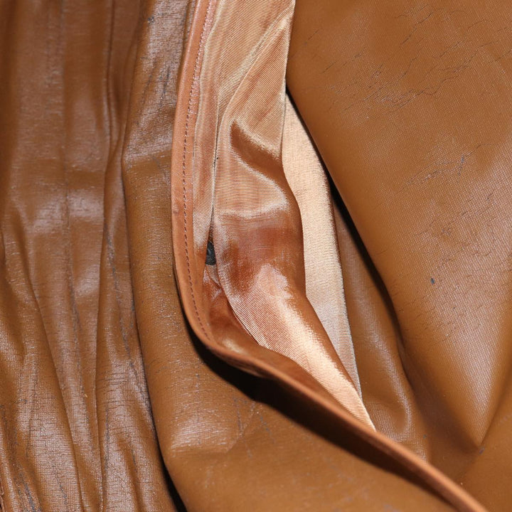 Top Quality BURBERRYSs Boston Bag Leather Brown Auth bs17786
