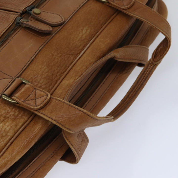 BurberrySs Boston Bag Leather Brown Auth bs17786