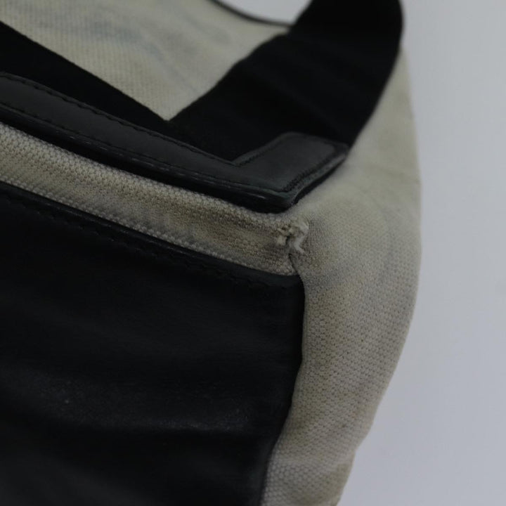 Top Quality Balenciaga Hand Bag Canvas Beige Black Auth bs17795