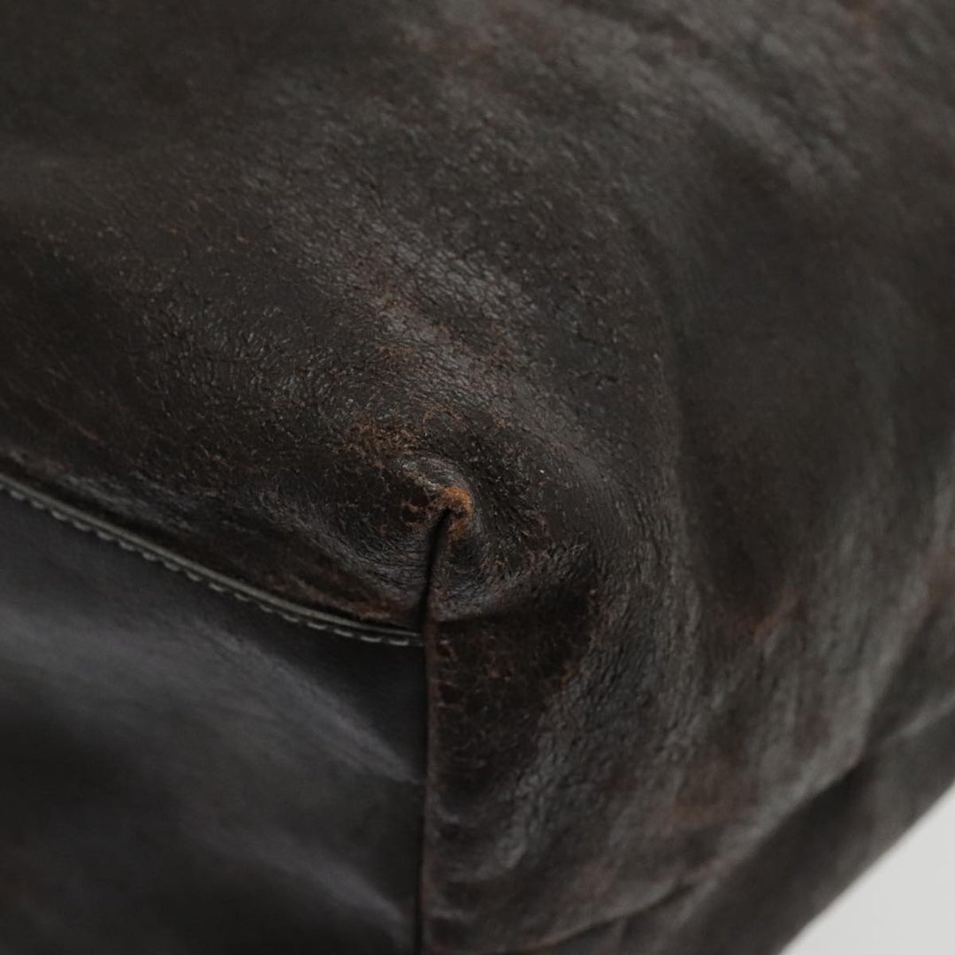 Chloe Eclipse Tote Bag Leather Brown bs17797