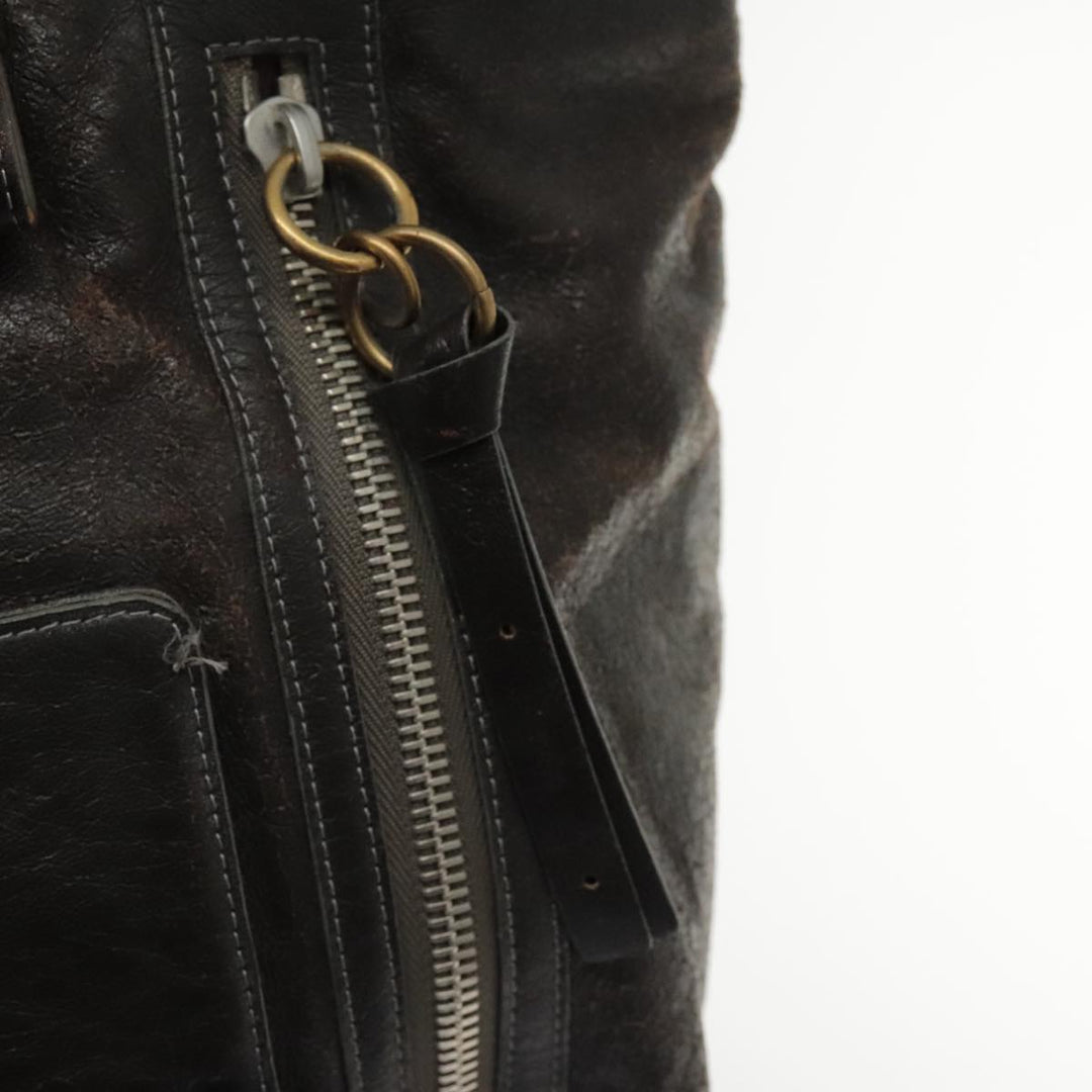 Chloe Eclipse Tote Bag Leather Brown bs17797