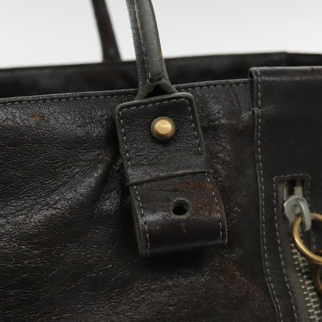 Chloe Eclipse Tote Bag Leather Brown bs17797