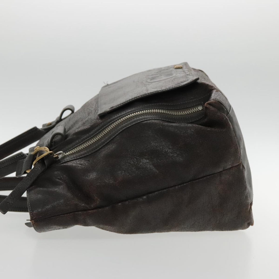 Chloe Eclipse Tote Bag Leather Brown bs17797