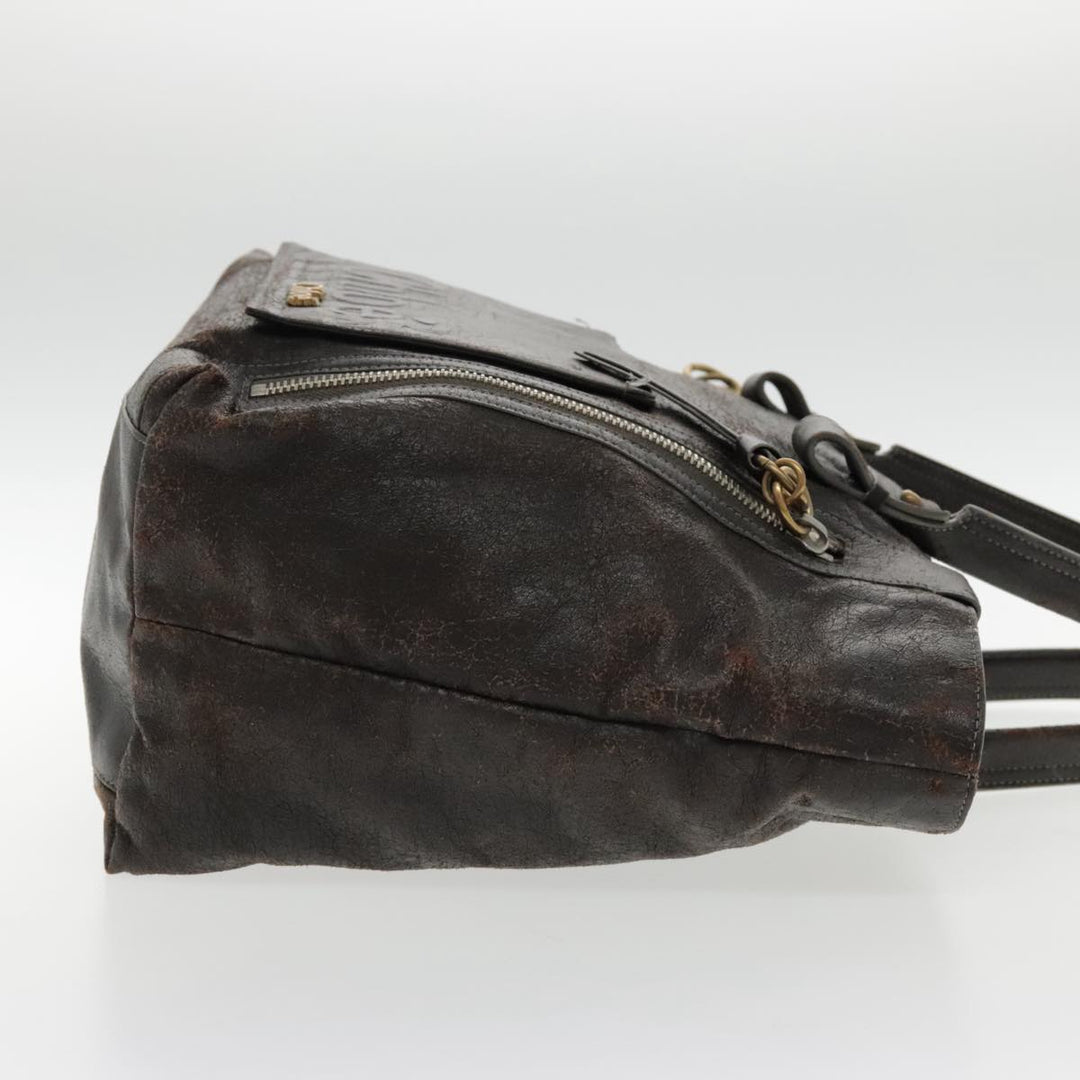 Chloe Eclipse Tote Bag Leather Brown bs17797
