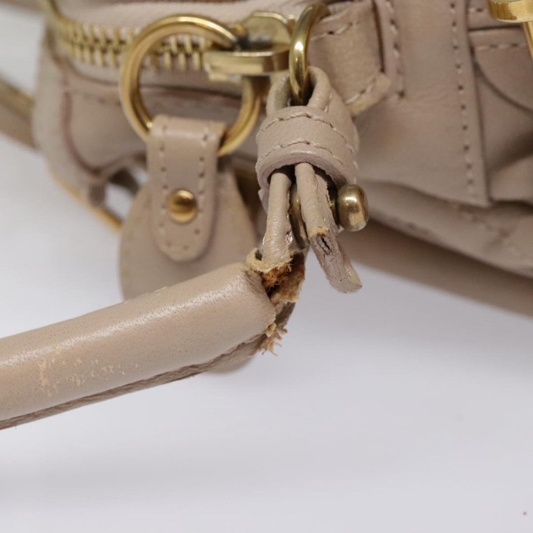 Chloe Paraty Hand Bag Leather 2way Pink bs18260