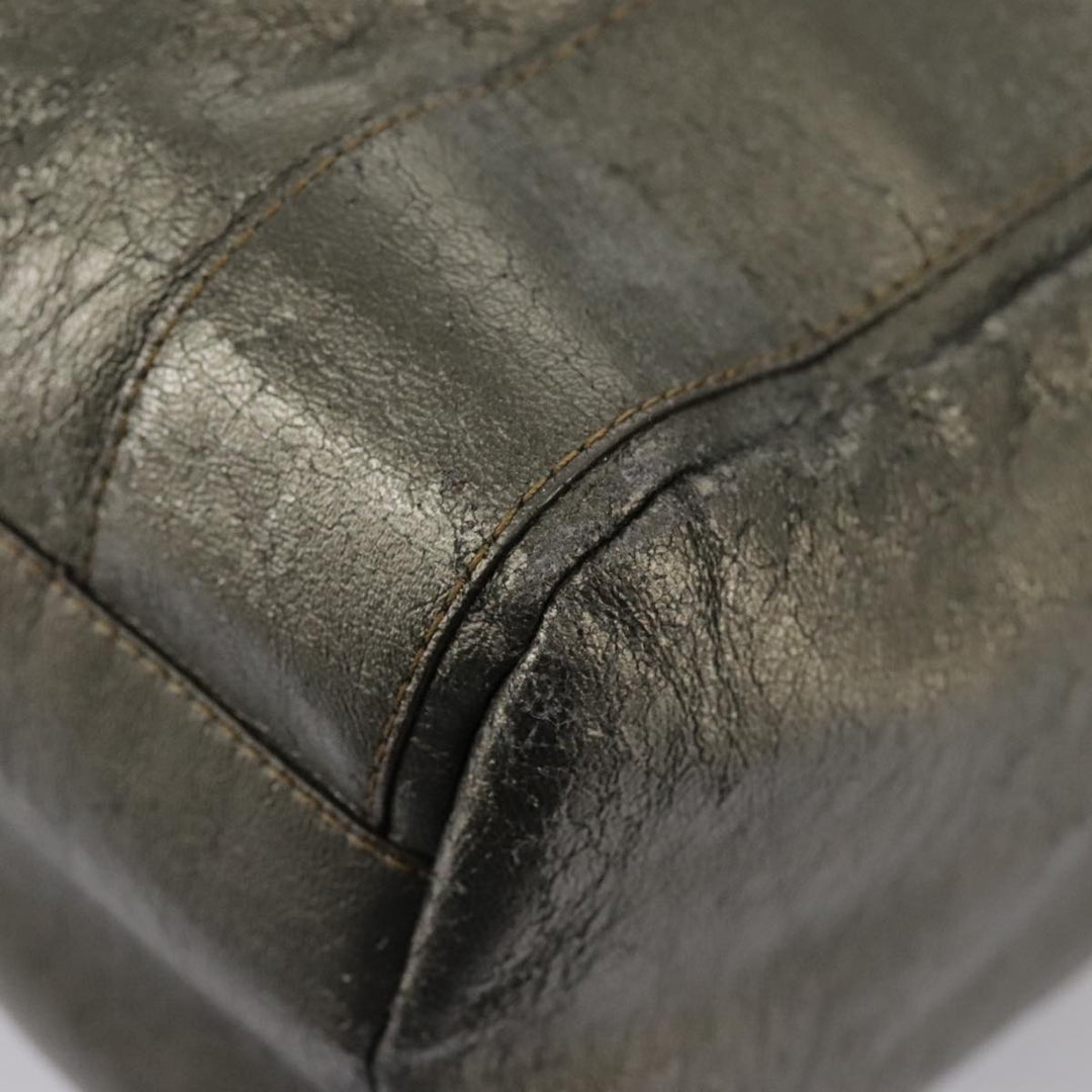 Chloe Eclipse Shoulder Bag Leather Gold Silver Gunmetal bs19325