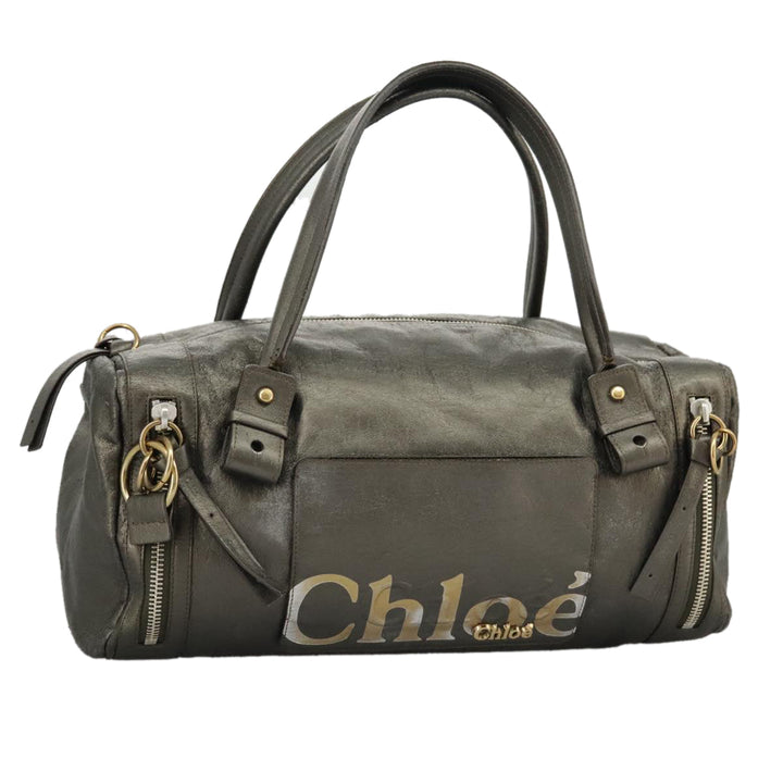 Chloe Eclipse Shoulder Bag Leather Gold Silver Gunmetal bs19325