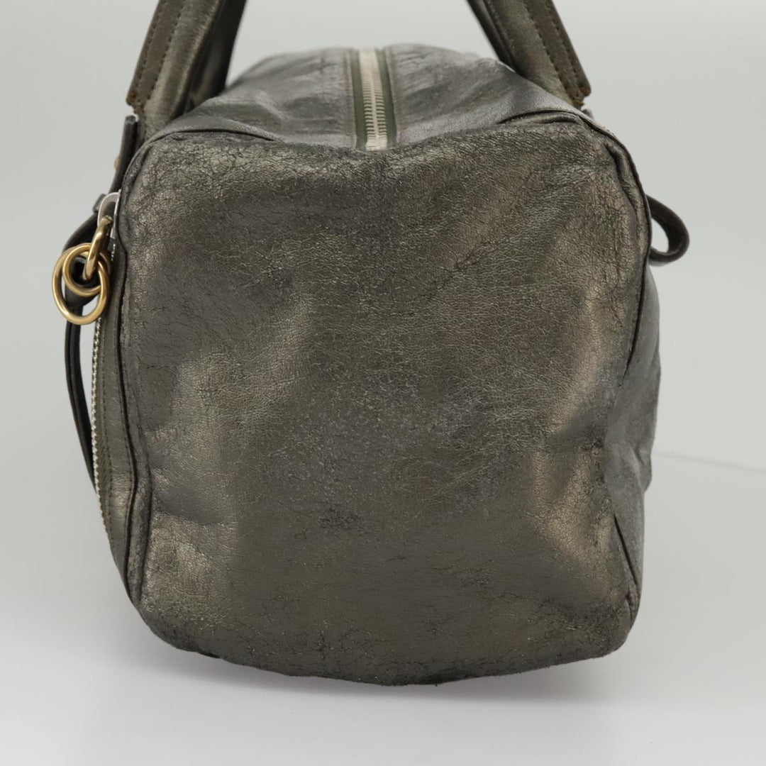 Chloe Eclipse Shoulder Bag Leather Gold Silver Gunmetal bs19325