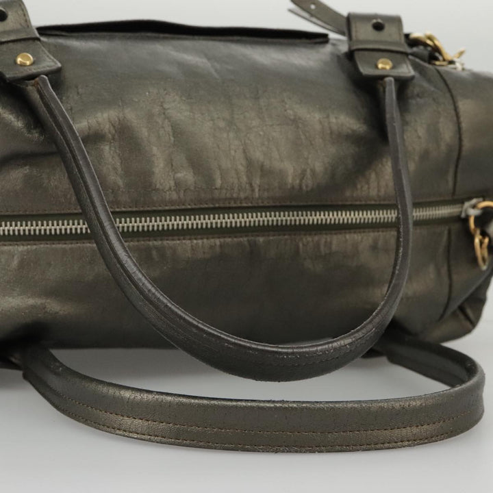 Chloe Eclipse Shoulder Bag Leather Gold Silver Gunmetal bs19325
