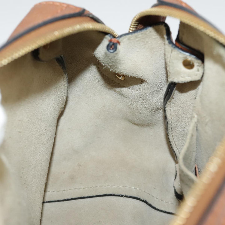 Chloe Indy Shoulder Bag Leather Brown Gold bs19389