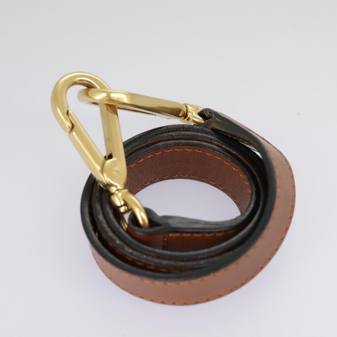 Chloe Indy Shoulder Bag Leather Brown Gold bs19389