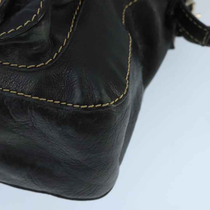 Chloe Edith Tote Bag Leather Black bs19612