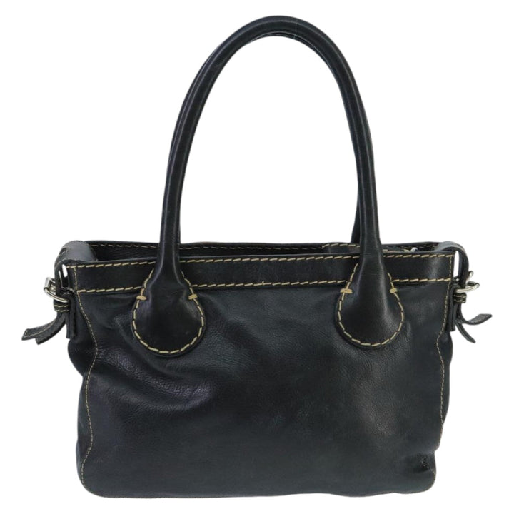 Chloe Edith Tote Bag Leather Black bs19612