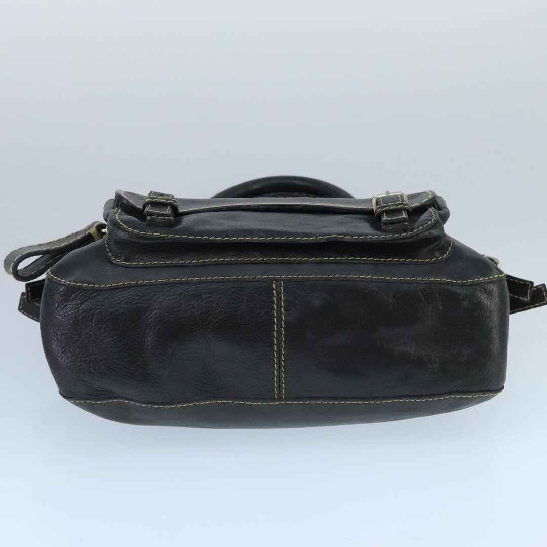 Chloe Edith Tote Bag Leather Black bs19612