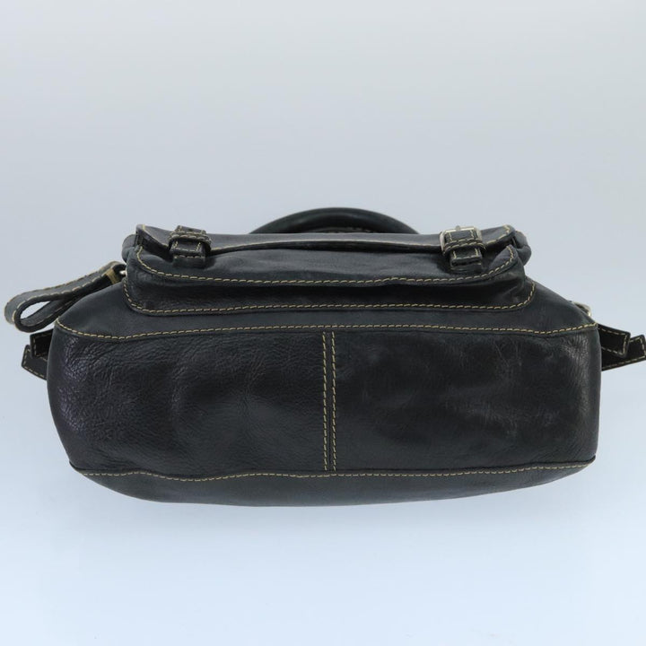 Chloe Edith Tote Bag Leather Black bs19612