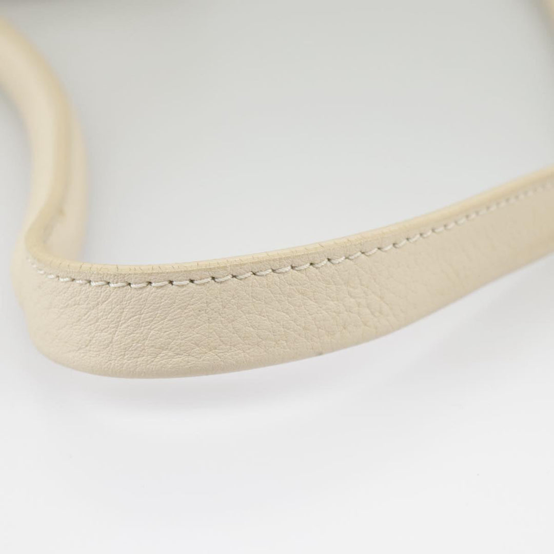 Chloe Paraty Hand Bag Leather 2way Beige Gold bs19777